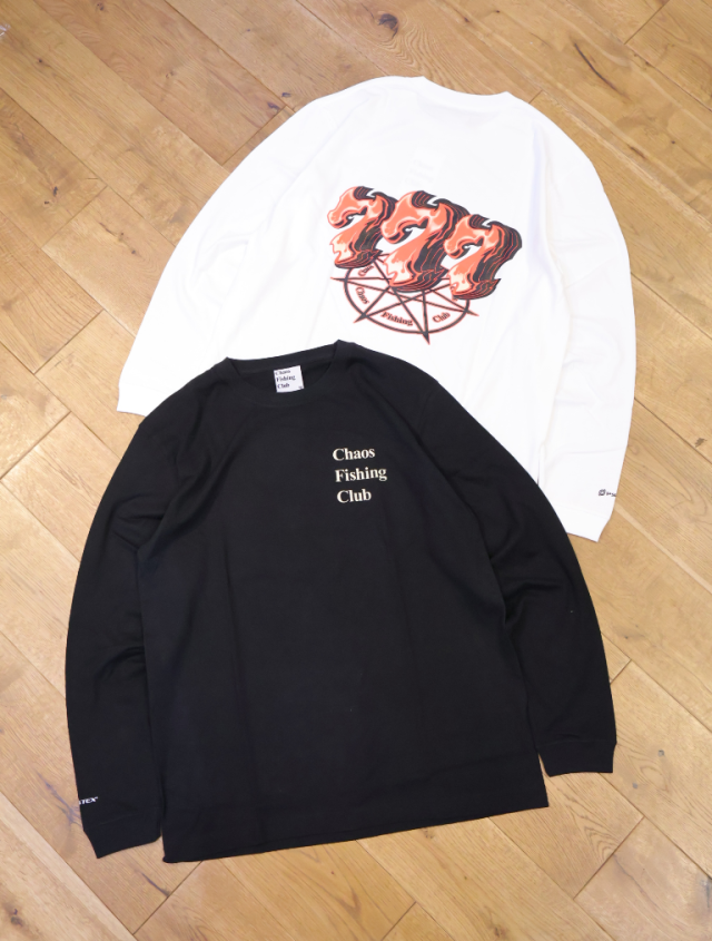 Chaos Fishing Club　「七芒星 T-Shirt L/S」　ロングスリーブ ティーシャツ