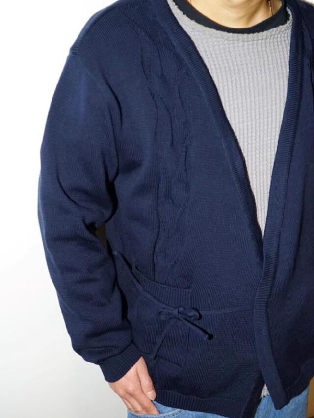 RADIALL 「FLAMES - CARDIGAN SWEATER L/S」 ニットカーディガン