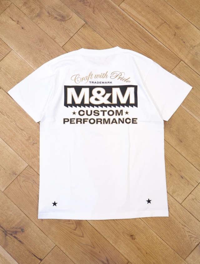 4月12日発売！】M&M CUSTOM PERFORMANCE 「CWP TM Logo Tee