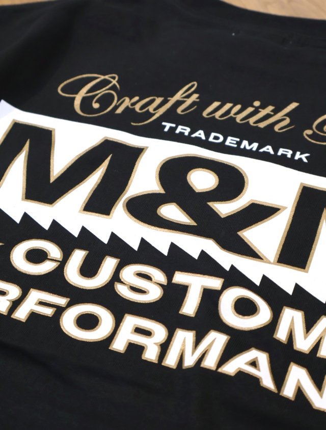 4月12日発売！】M&M CUSTOM PERFORMANCE 「CWP TM Logo Tee