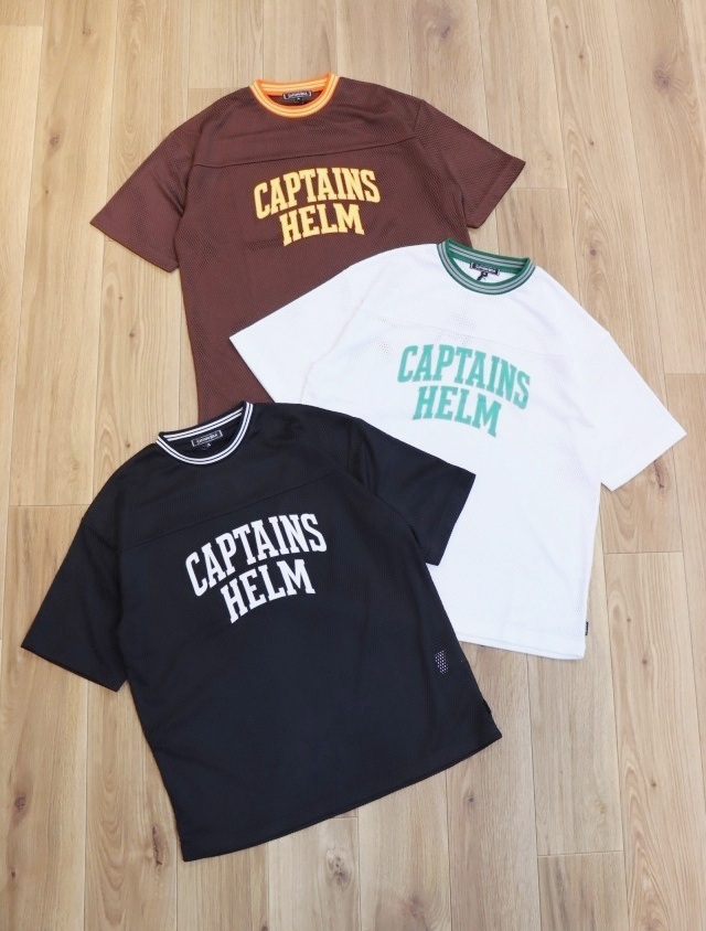 CAPTAINS HELM　　「#DOUBLE MESH SS TEE」  　ダブルメッシュティーシャツ