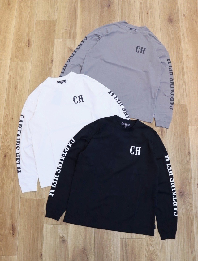 CAPTAINS HELM　　「#LIGHT&DRY LOCALS LS TEE」  　プリントロングスリーブティーシャツ