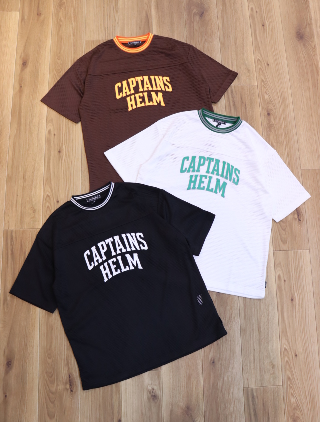 CAPTAINS HELM　　「#DOUBLE MESH SS TEE」  　ダブルメッシュティーシャツ