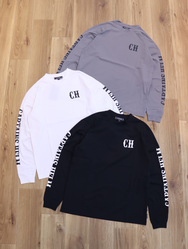CAPTAINS HELM　　「#LIGHT&DRY LOCALS LS TEE」  　プリントロングスリーブティーシャツ