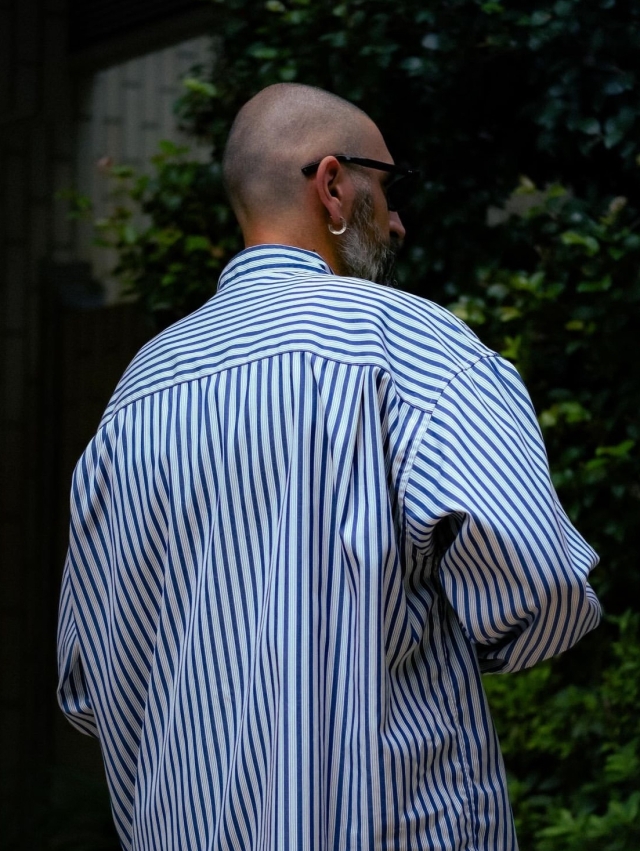 COOTIE 「Stripe Broad L/S Shirt」 ストライプブロードシャツ 