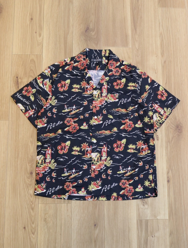 CAPTAINS HELM　　「#BLACK OCEAN SS SHIRTS」  　オープンカラーシャツ