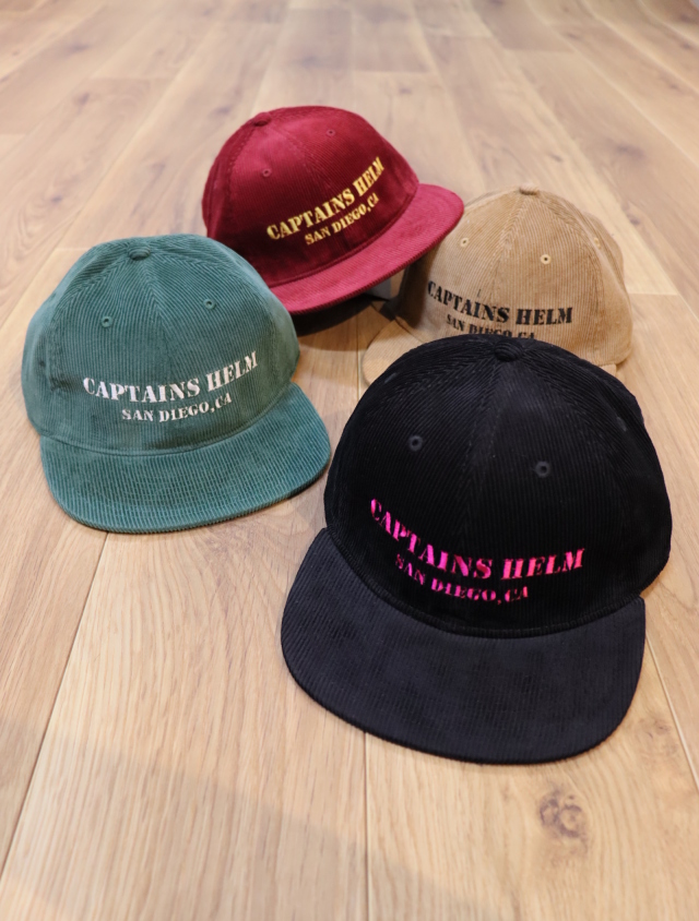 CAPTAINS HELM　「#SAN DIEGO CORDUROY CAP」 　コーデュロイ アジャスターキャップ
