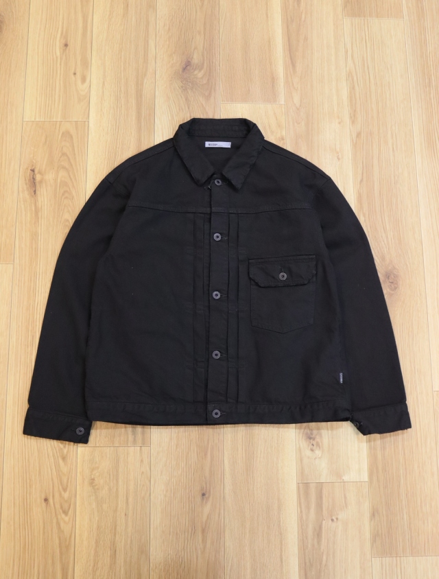 NEEDBY heritage × CAPTAINS HELM　　「#BLACK OUT RELAX DENIM JKT」  　1stタイプ デニムジャケット