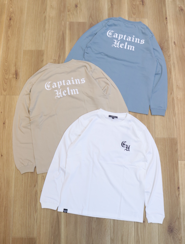 CAPTAINS HELM　　「#CH TIMES LS TEE」  　プリントロングスリーブティーシャツ