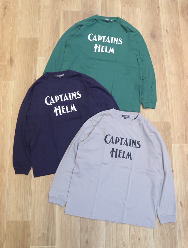 CAPTAINS HELM　　「#CLASSIC LOGO LS TEE」  　プリントロングスリーブティーシャツ