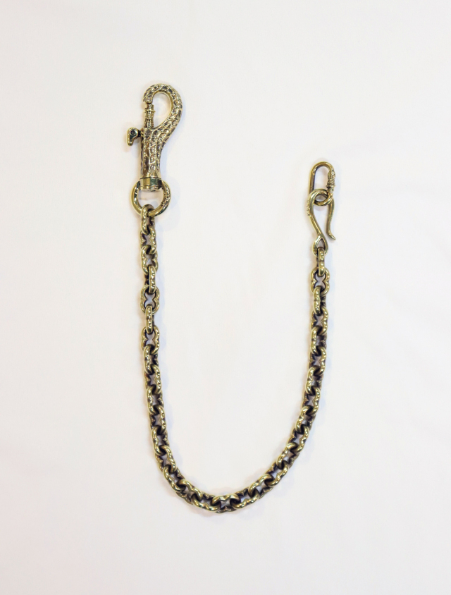 Peanuts&Co　「PEANUTS WALLET CHAIN PLANE BRASS」　BRASS製ウォレットチェーン