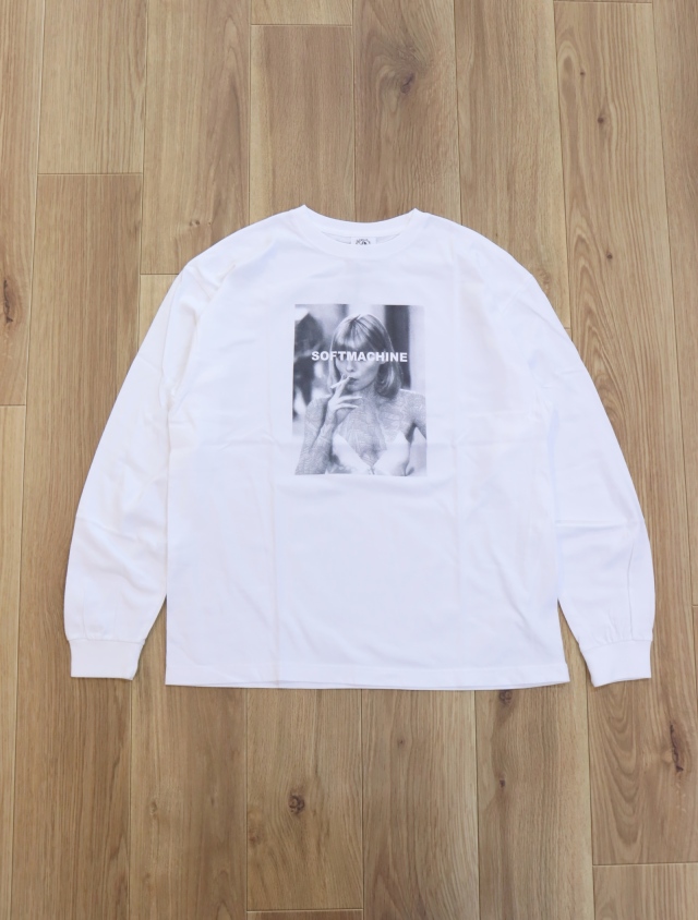 SOFTMACHINE　　「ELVIRA L/S」　プリントロングスリーブティーシャツ