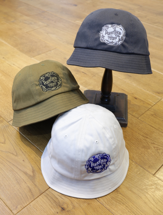 【6月21日 発売！】PORKCHOP GARAGE SUPPLY　「F LEAF BALL HAT」 　ボウルハット