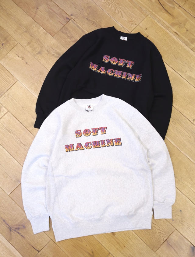 SOFTMACHINE　　「CASTLE LOGO SWEAT」　クルーネックスウェット