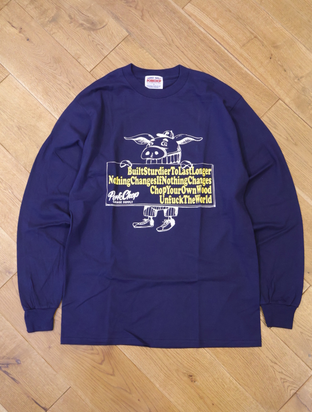 PORKCHOP GARAGE SUPPLY「PORK BACK LS TEE」 PORKCHOP GARAGE SUPPLY PORK BACK L/S TEE P0387 公式通販