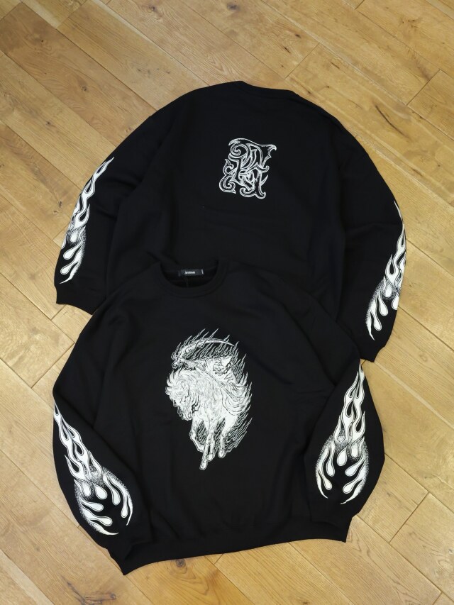 ANTIDOTE BUYERS CLUB　「ASIC Crewneck Sweat Shirt (Reaper)」　レギュラーシルエット スウェットクルーネック