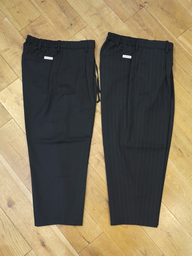 COOTIE　「Wool Gabardine Ankle Cut Easy Trousers」　1タック クロップドイージーパンツ