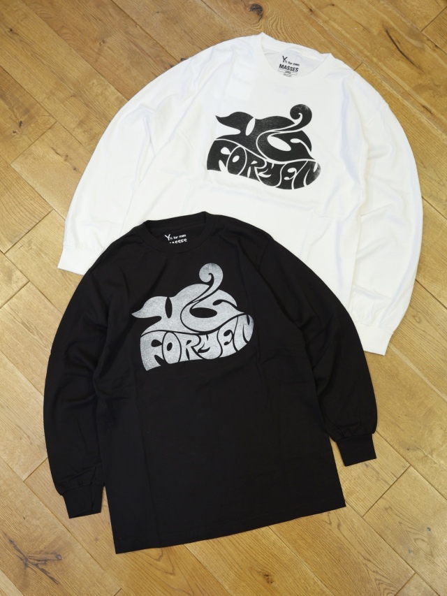 MASSES × Y's for men　「LS TEE PUZZLE」　　プリントロングスリーブティーシャツ