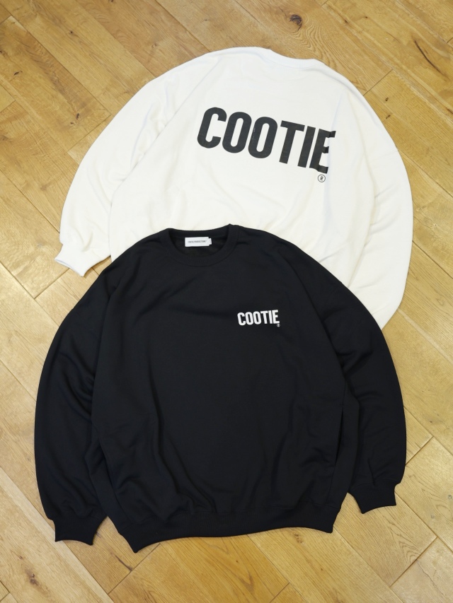 COOTIE　「Dry Tech Oversized Sweat Crew」　 ドライテック オーバーサイズ クルーネック