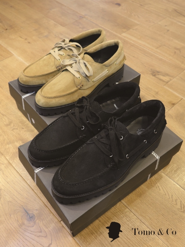 COOTIE × Tomo&Co.　「Unit Deck Shoes」　スウェード デッキシューズ