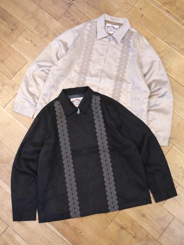 CALEE　「FAUX SUEDE EMBROIDERY SWINGTOP」　フェイクスウェード スウィングトップ