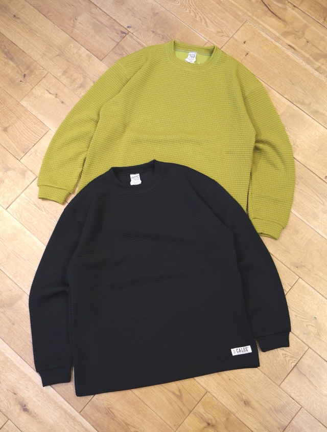 CALEE 　 「WAFFLE L/S CS」  ワッフルカットソー