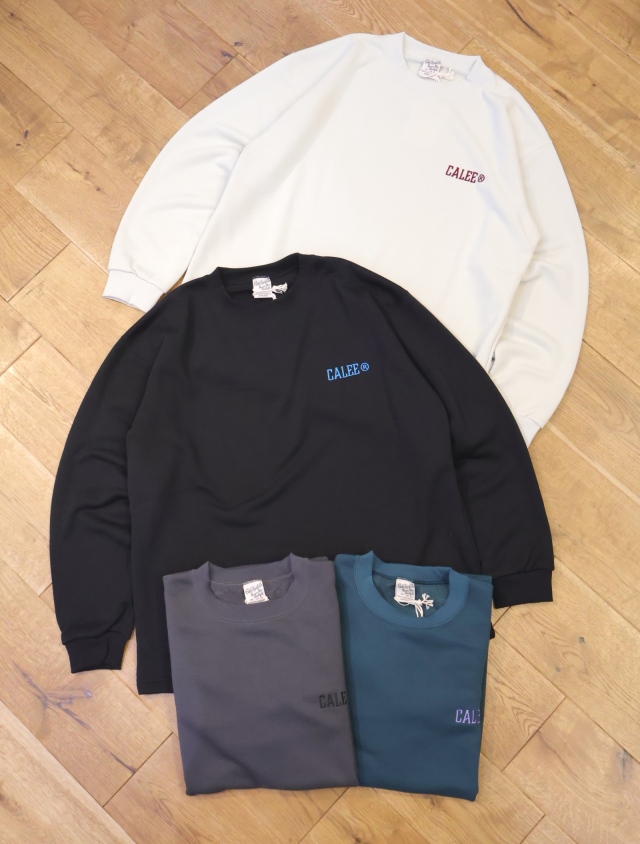 CALEE 　 「AEROKNOT® CALEE NATIONAL LOGO DROP L/S TEE」    ドロップショルダーロングスリーブティーシャツ