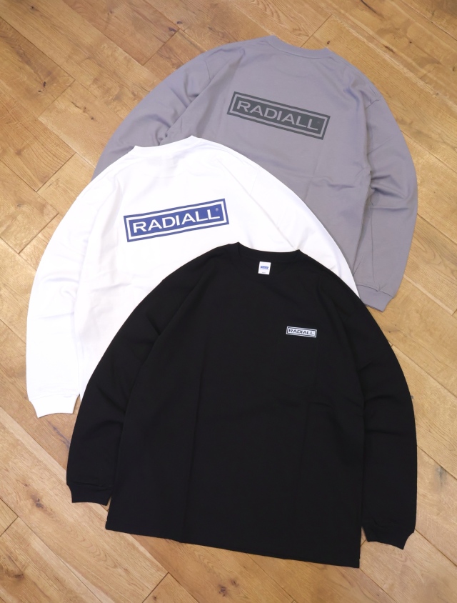 RADIALL 　「WHEELS - CREW NECK T-SHIRT L/S 」　ロングスリーブポケットティーシャツ