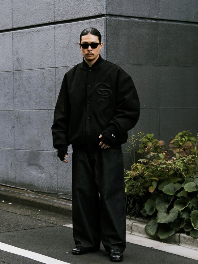 COOTIE 「Nubuck Varsity Jacket」 ヌバックレザー ヴァーシティー