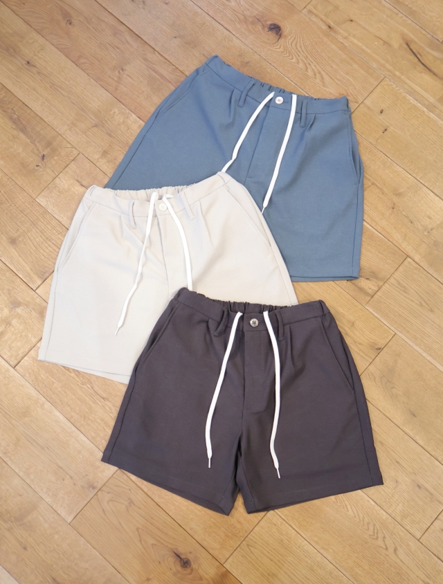 CALEE　　「DRY TOUCH BUTCHER SLACKS SHORTS」　イージー スラックスショーツ