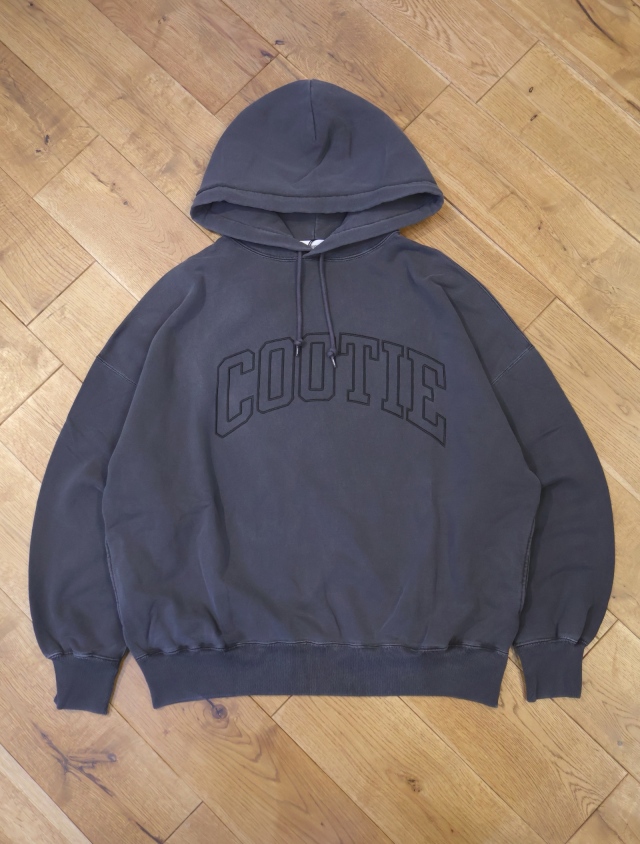 トップス COOTIE Pigment Dyed Sweat Hoodie COOTIE / Pigment Dyed Sweat Hoodie -Black-