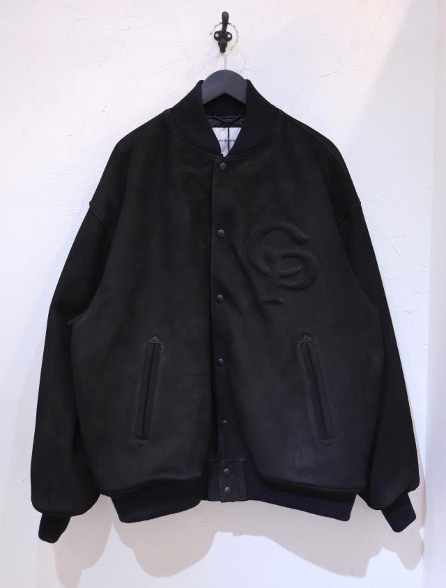 COOTIE　　「Nubuck Varsity Jacket」　ヌバックレザー ヴァーシティージャケット