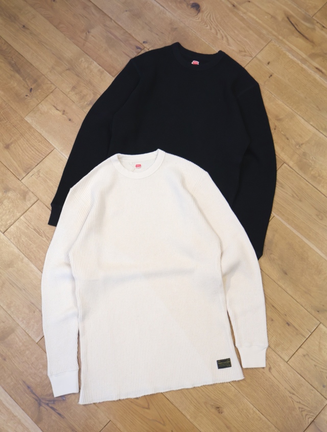 TROPHY CLOTHING　　「Heavy Waffle Mil L/S Tee」　ヘビーワッフル ロングスリーブティーシャツ