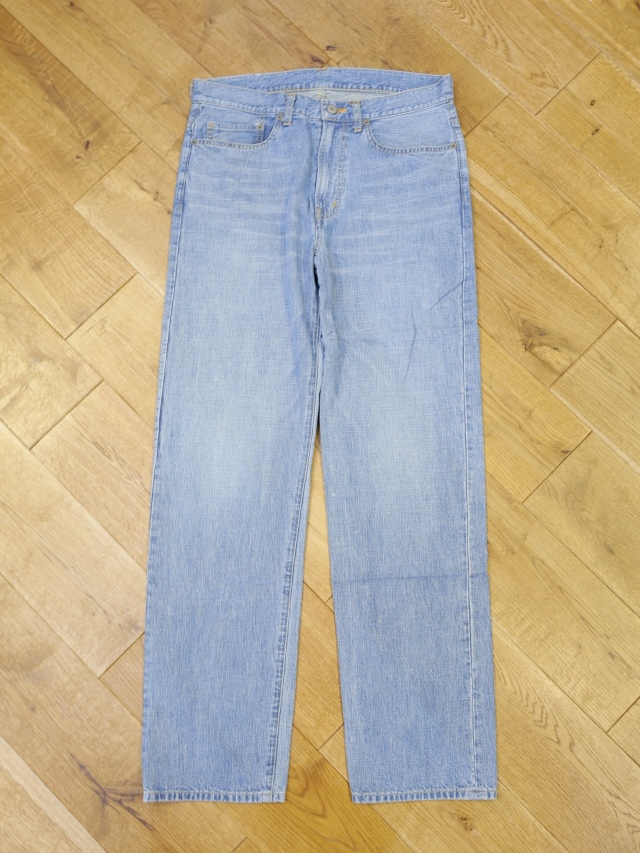 RATS　　「USED LIGHT DENIM PANTS」　　ユーズド加工 5ポケットデニムパンツ