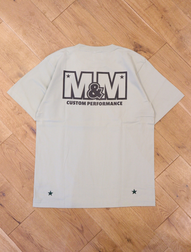 グレーXL M&M CUSTOM PERFORMANCE TEE エムアンドエム M&M CUSTOM PERFORMANCE - Logo EMB. Tee (M.GRAY) / ロゴ