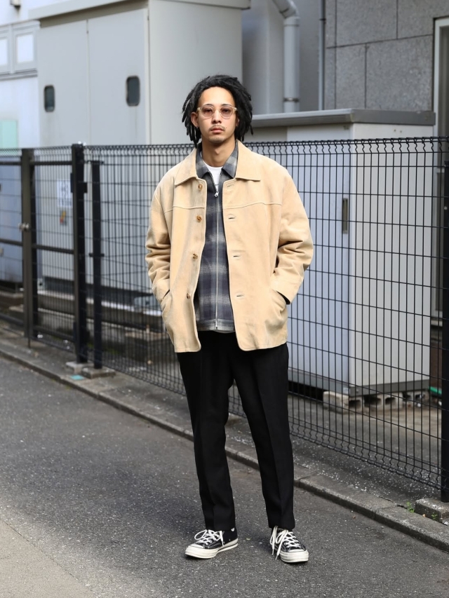 CALEE 「GOAT LEATHER CAR COAT ＜EXCLUSIVE＞」 レザーカーコート