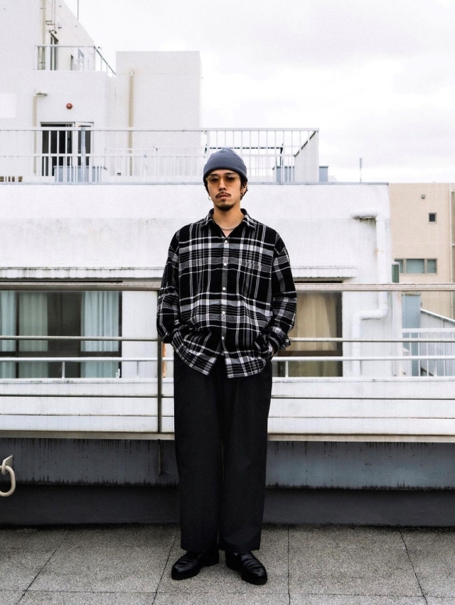 単品販売/受注生産 COOTIE リネンチェックワークシャツ | ccfl.ie