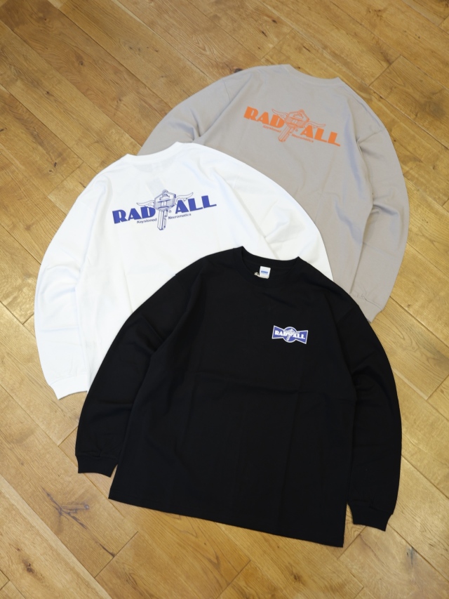 RADIALL 　「BOWTIE - CREW NECK T-SHIRT L/S」　プリントロングスリーブティーシャツ