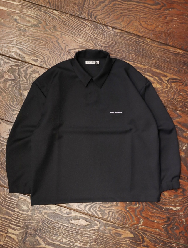 COOTIE 「Polyester Twill Polo L/S Tee」 ロングスリーブ ポロシャツ COOTIE 「Polyester Twill Polo L/S Tee」 ロングスリーブ ポロシャツ
