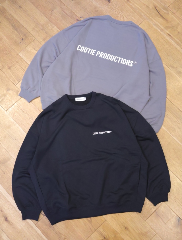 COOTIE　「Dry Tech Oversized Sweat Crew」　 ドライテック スウェットクルーネック