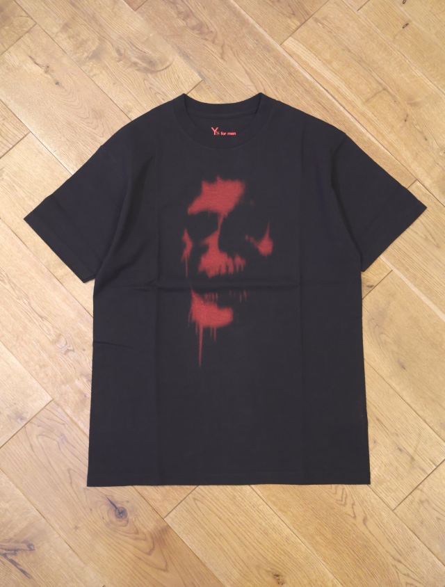 MASSES × Y's for men　「ROUND NECK SHORT SLEEVE T A Ys」　　プリントティーシャツ