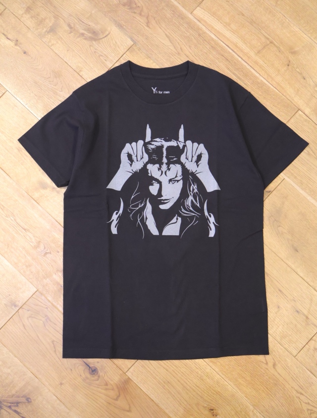 MASSES × Y's for men　「ROUND NECK SHORT SLEEVE T B Ys」　　プリントティーシャツ