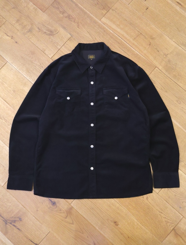 RATS　　「CORDUROY SHIRT」　　レギュラーカラー コーデュロイシャツ