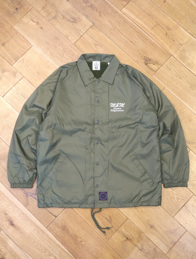 M&M CUSTOM PERFORMANCE 「BOA COACH JACKET」 ナイロン ボアコーチ