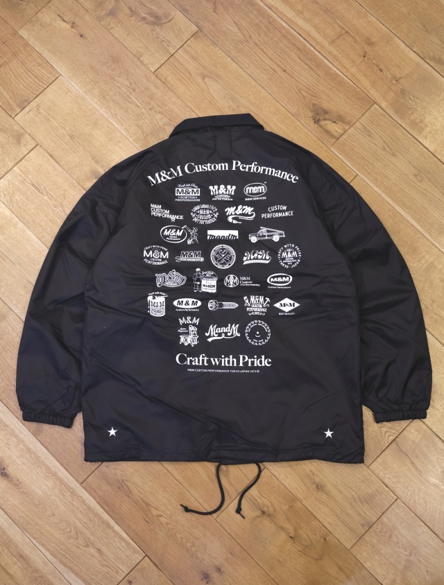 M&M CUSTOM PERFORMANCE 「BOA COACH JACKET」 ナイロン ボアコーチ