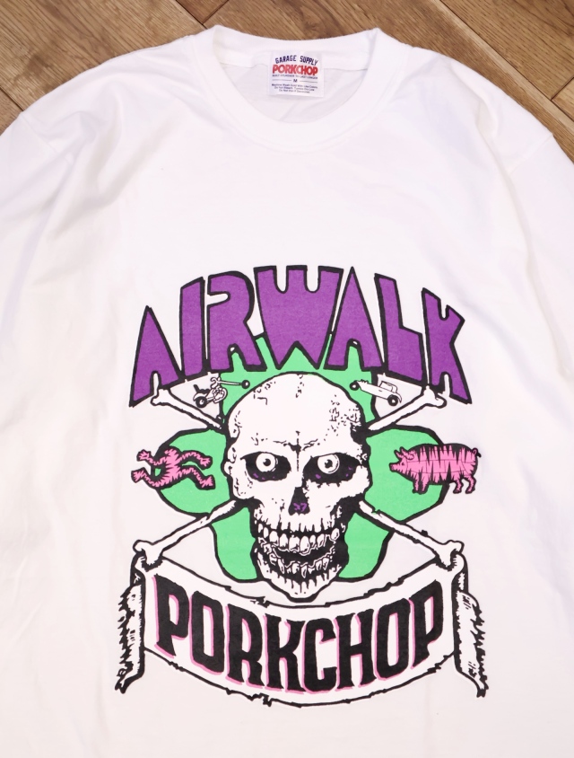 PORKCHOP GARAGE SUPPLY × AIRWALK 「AP SKELETON L/S TEE