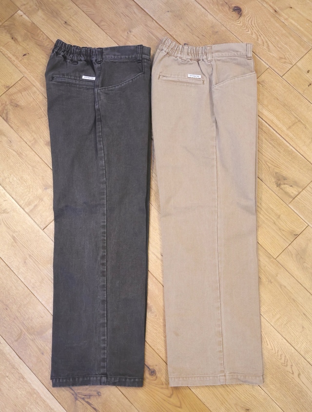 COOTIE　「Color Denim Square Leg Easy Trousers」　デニム ストレートイージーパンツ
