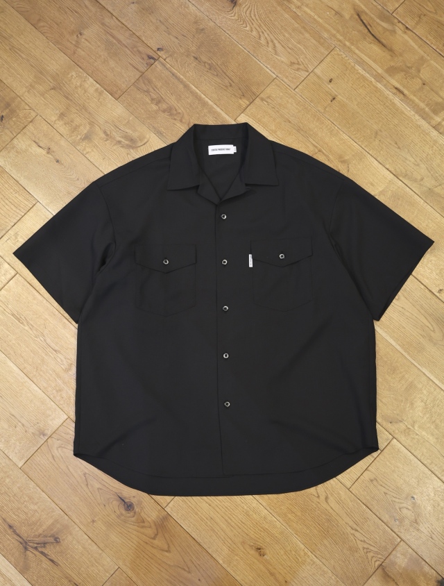 COOTIE　　「T/W S/S Scout Shirt <PLAIN>」　オープンカラー スカウトシャツ