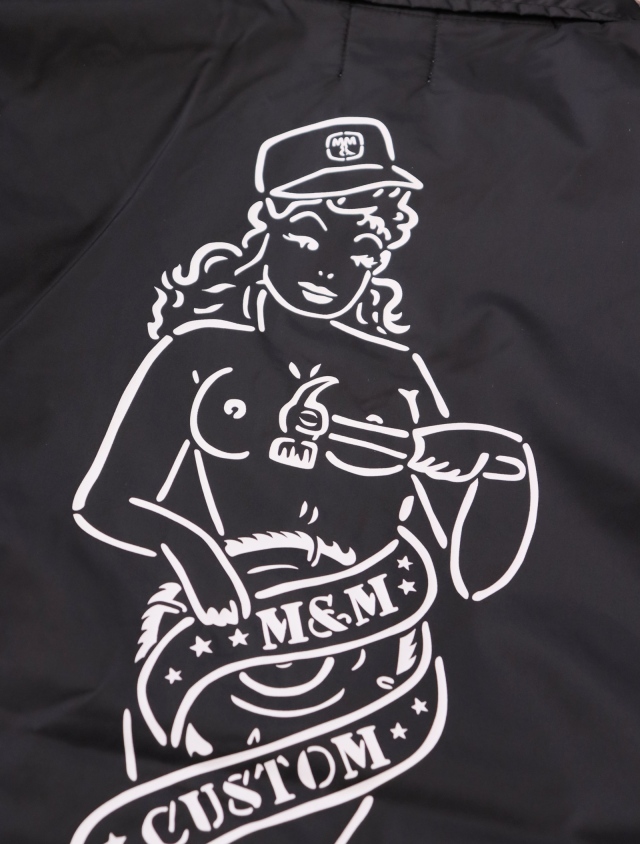 M&M CUSTOM PERFORMANCE 「PRINT WINDBREAKER」 ナイロンコーチジャケット M&M CUSTOM PERFORMANCE 「PRINT WINDBREAKER」 ナイロンコーチジャケット