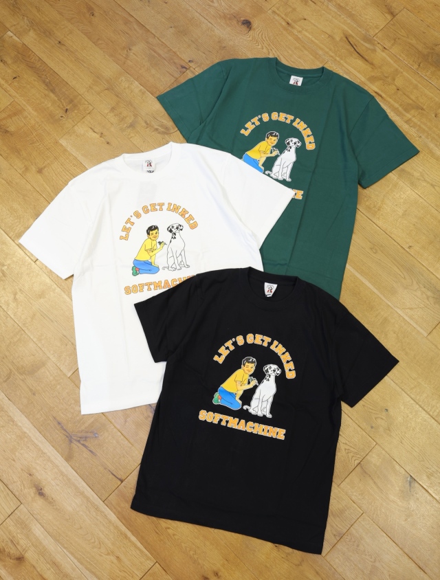 SOFTMACHINE　　「GET INKED-T」　プリントティーシャツ